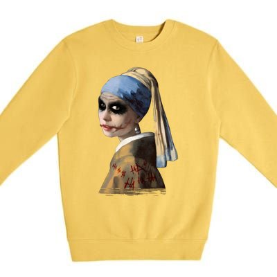 The Girl With The Broken Smile Classic Premium Crewneck Sweatshirt