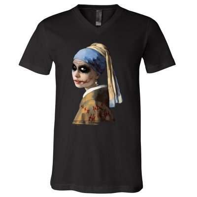 The Girl With The Broken Smile Classic V-Neck T-Shirt