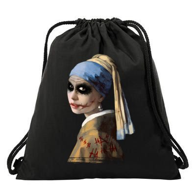 The Girl With The Broken Smile Classic Drawstring Bag