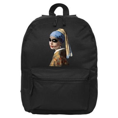 The Girl With The Broken Smile Classic 16 in Basic Backpack