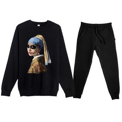 The Girl With The Broken Smile Classic Premium Crewneck Sweatsuit Set