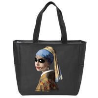 The Girl With The Broken Smile Classic Zip Tote Bag