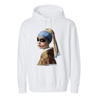 The Girl With The Broken Smile Classic Garment-Dyed Fleece Hoodie