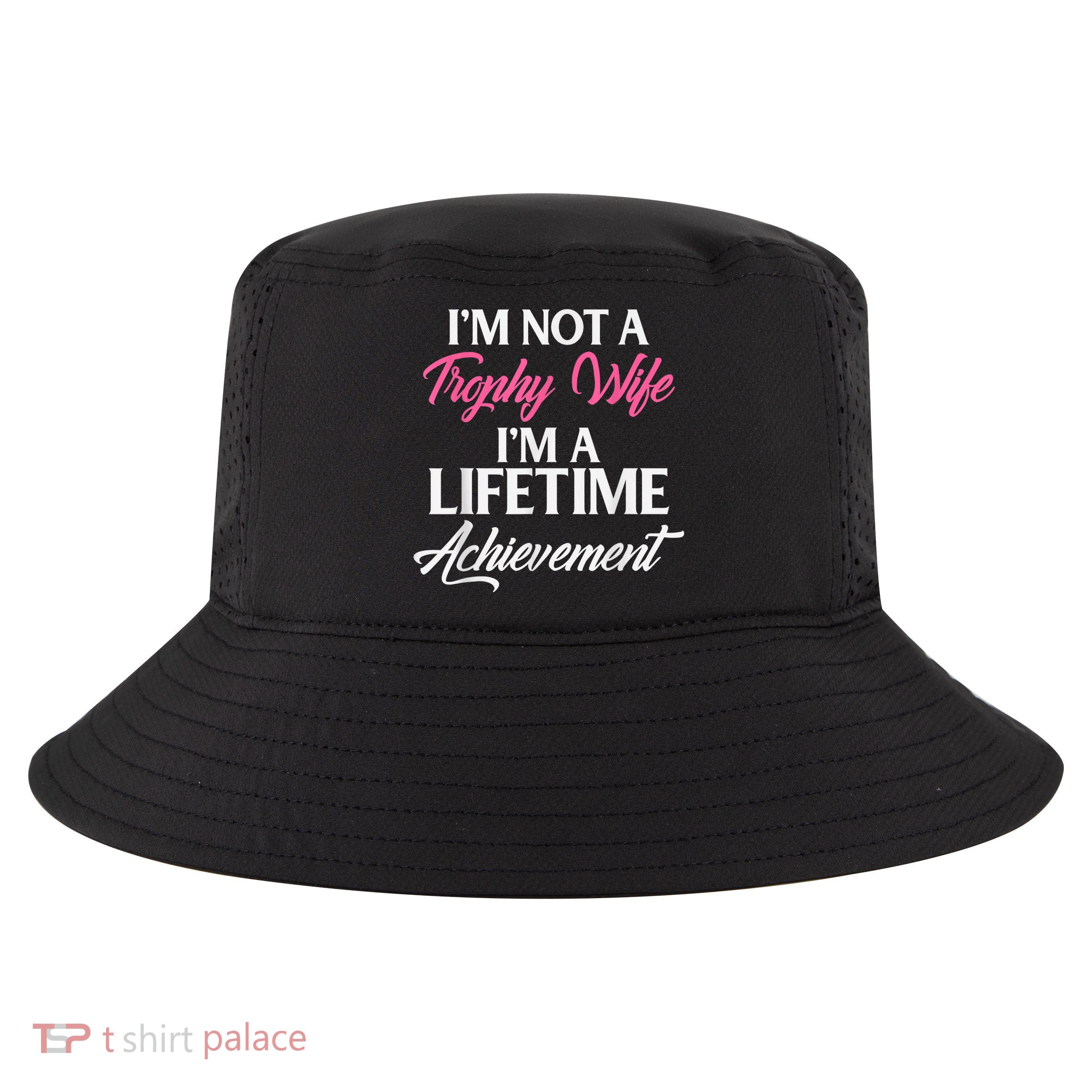 Trophy Gaming Wife Funny Mother Cool Comfort Performance Bucket Hat