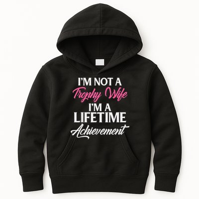Trophy Gaming Wife Funny Mother Kids Hoodie