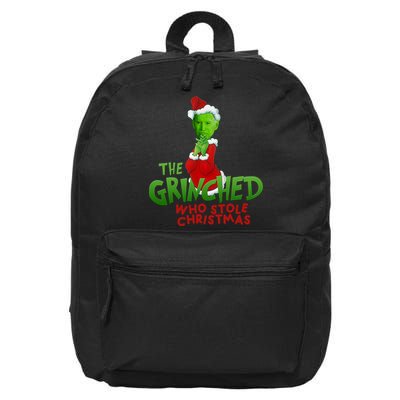 The Grinched Who Stole Christmas Funny Joe Biden 16 in Basic Backpack