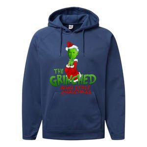 The Grinched Who Stole Christmas Funny Joe Biden Performance Fleece Hoodie