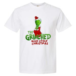 The Grinched Who Stole Christmas Funny Joe Biden Garment-Dyed Heavyweight T-Shirt