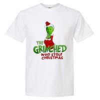 The Grinched Who Stole Christmas Funny Joe Biden Garment-Dyed Heavyweight T-Shirt