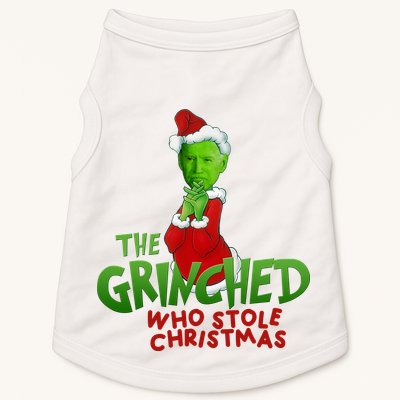 The Grinched Who Stole Christmas Funny Joe Biden Doggie Tank