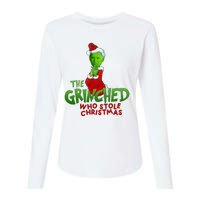 The Grinched Who Stole Christmas Funny Joe Biden Womens Cotton Relaxed Long Sleeve T-Shirt