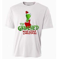 The Grinched Who Stole Christmas Funny Joe Biden Cooling Performance Crew T-Shirt