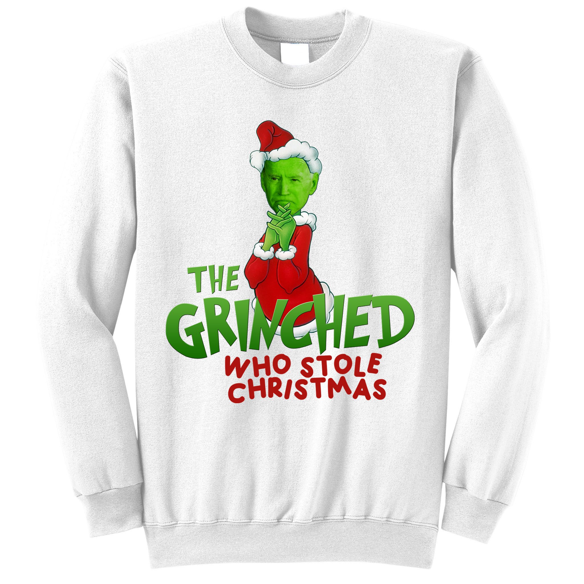 The Grinched Who Stole Christmas Funny Joe Biden Sweatshirt