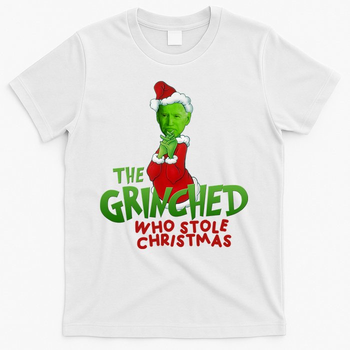 The Grinched Who Stole Christmas Funny Joe Biden T-Shirt