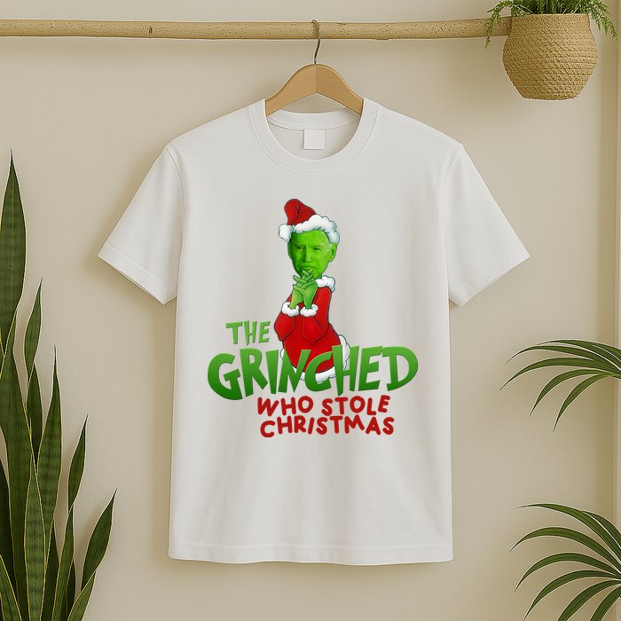 The Grinched Who Stole Christmas Funny Joe Biden T-Shirt