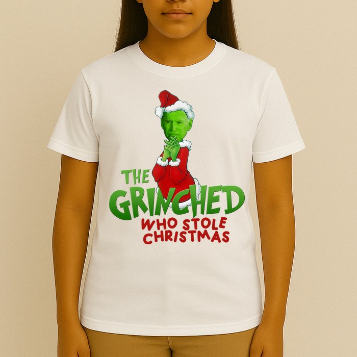 The Grinched Who Stole Christmas Funny Joe Biden T-Shirt