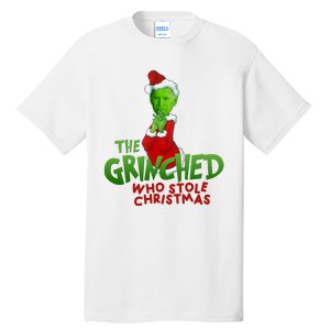 The Grinched Who Stole Christmas Funny Joe Biden Tall T-Shirt