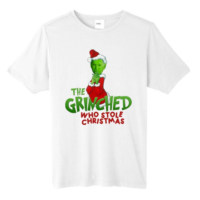 The Grinched Who Stole Christmas Funny Joe Biden Tall Fusion ChromaSoft Performance T-Shirt