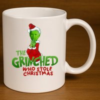 The Grinched Who Stole Christmas Funny Joe Biden 11oz C Handle Ceramic Mug