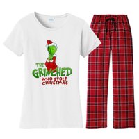 The Grinched Who Stole Christmas Funny Joe Biden Women's Flannel Pajama Set