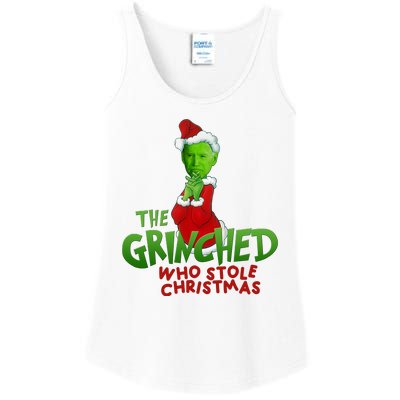 The Grinched Who Stole Christmas Funny Joe Biden Ladies Essential Tank