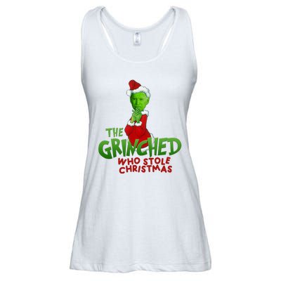 The Grinched Who Stole Christmas Funny Joe Biden Ladies Essential Flowy Tank