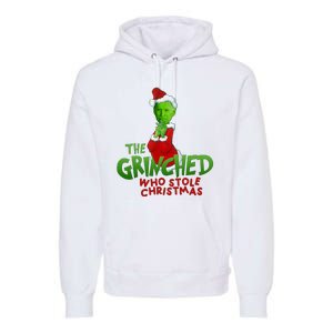 The Grinched Who Stole Christmas Funny Joe Biden Premium Hoodie