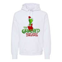 The Grinched Who Stole Christmas Funny Joe Biden Premium Hoodie