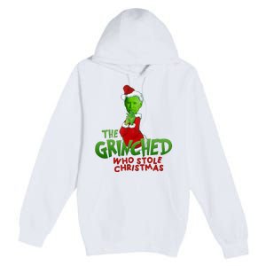 The Grinched Who Stole Christmas Funny Joe Biden Premium Pullover Hoodie