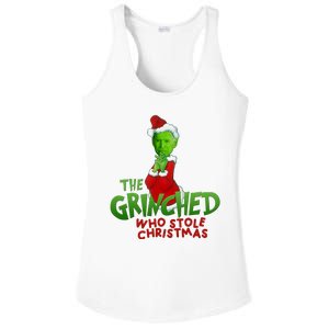 The Grinched Who Stole Christmas Funny Joe Biden Ladies PosiCharge Competitor Racerback Tank