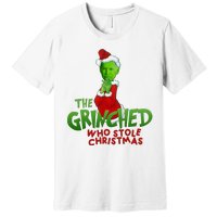 The Grinched Who Stole Christmas Funny Joe Biden Premium T-Shirt