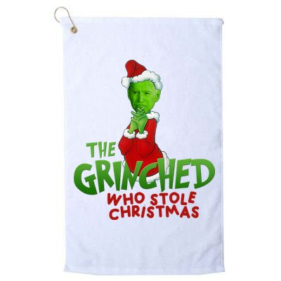 The Grinched Who Stole Christmas Funny Joe Biden Golf Towel