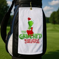 The Grinched Who Stole Christmas Funny Joe Biden Golf Towel