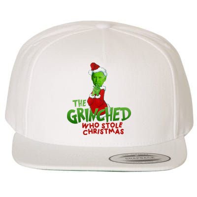 The Grinched Who Stole Christmas Funny Joe Biden Wool Snapback Cap