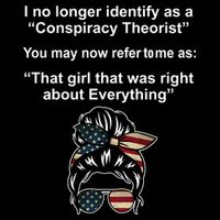 The Girl Who Was Right About Everything Conspiracy Theorist USA Backpack