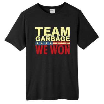 Team Garbage We Won Team Garbage For Trump 2024 Elections Tall Fusion ChromaSoft Performance T-Shirt