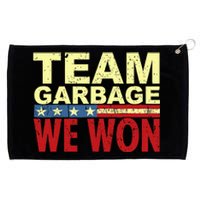 Team Garbage We Won Team Garbage For Trump 2024 Elections Grommeted Golf Towel