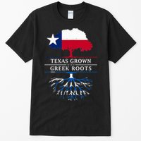 Texas Grown With Greek Roots Greece Pride Tall T-Shirt