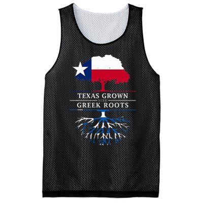 Texas Grown With Greek Roots Greece Pride Mesh Reversible Basketball Jersey Tank