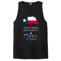 Texas Grown With Greek Roots Greece Pride PosiCharge Competitor Tank