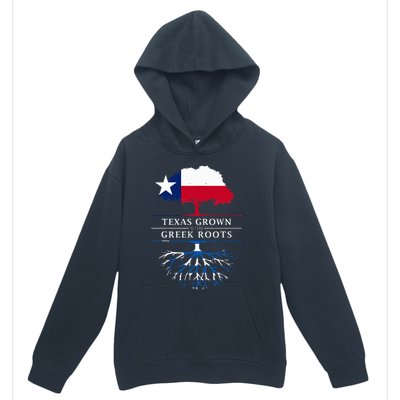 Texas Grown With Greek Roots Greece Pride Urban Pullover Hoodie