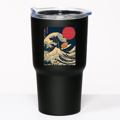 The Great Wave Off Kanagawa Capybara Surfing Japanese Otaku Tumbler