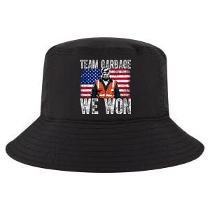 Team Garbage We Won Team Garbage For Trump 2024 Elections Cool Comfort Performance Bucket Hat