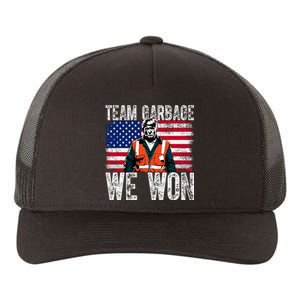 Team Garbage We Won Team Garbage For Trump 2024 Elections Yupoong Adult 5-Panel Trucker Hat