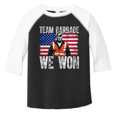 Team Garbage We Won Team Garbage For Trump 2024 Elections Toddler Fine Jersey T-Shirt