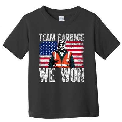 Team Garbage We Won Team Garbage For Trump 2024 Elections Toddler T-Shirt