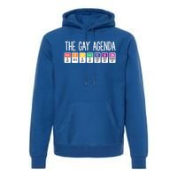 The Gay Weekly Agenda Funny Lgbt Pride Rainbow Cute Gift Premium Hoodie