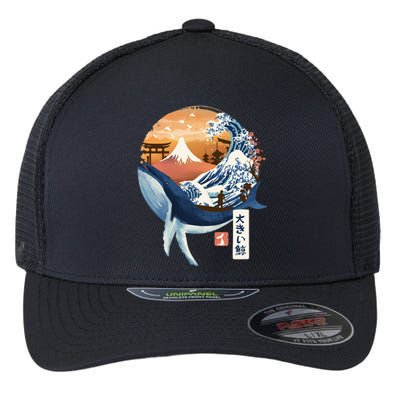 The Great Whale Copy Flexfit Unipanel Trucker Cap