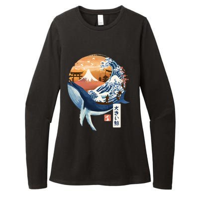 The Great Whale Copy Womens CVC Long Sleeve Shirt