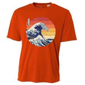 The Great Wave Kanagawa Hokusai Japanese Retro Cooling Performance Crew T-Shirt